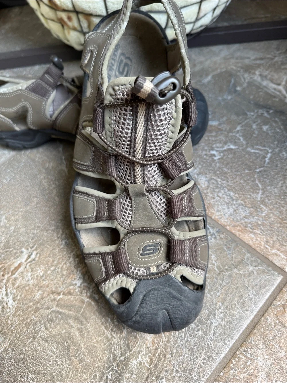 Skechers Brown and Dark Brown Outdoor Sport Sandals